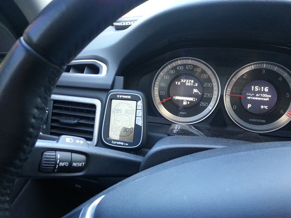 TPMS система вимірювання тиску в шинах ХС70 2