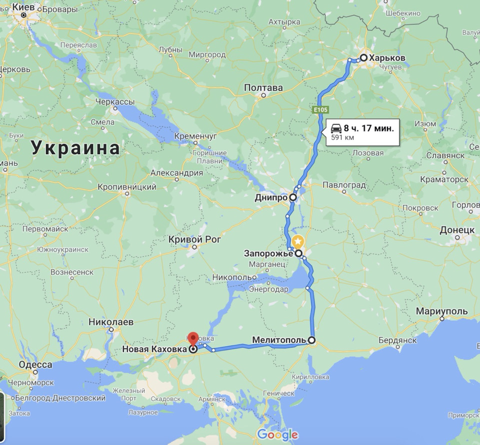 Поїздка на південь України (2150 км) 1