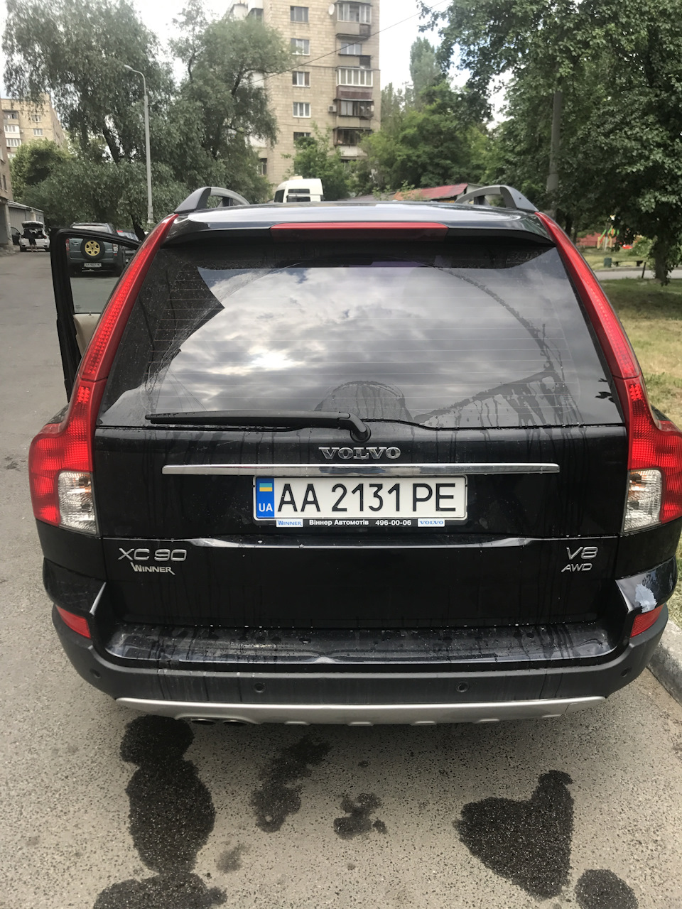 Ремонт моторчика заднього двірника XC90 1