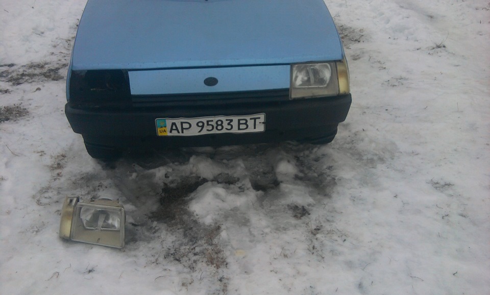 покраска фар 1