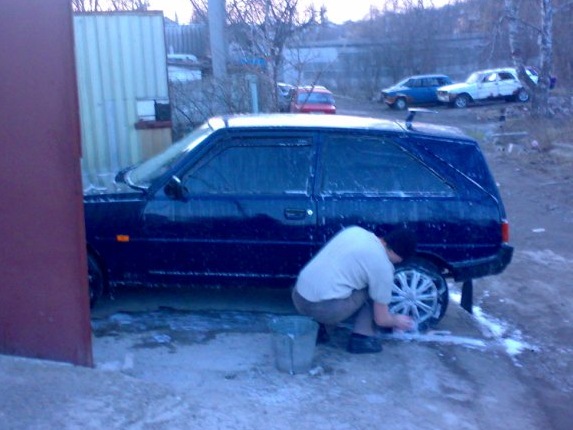 Вирішив помитися перед Зимою! 4