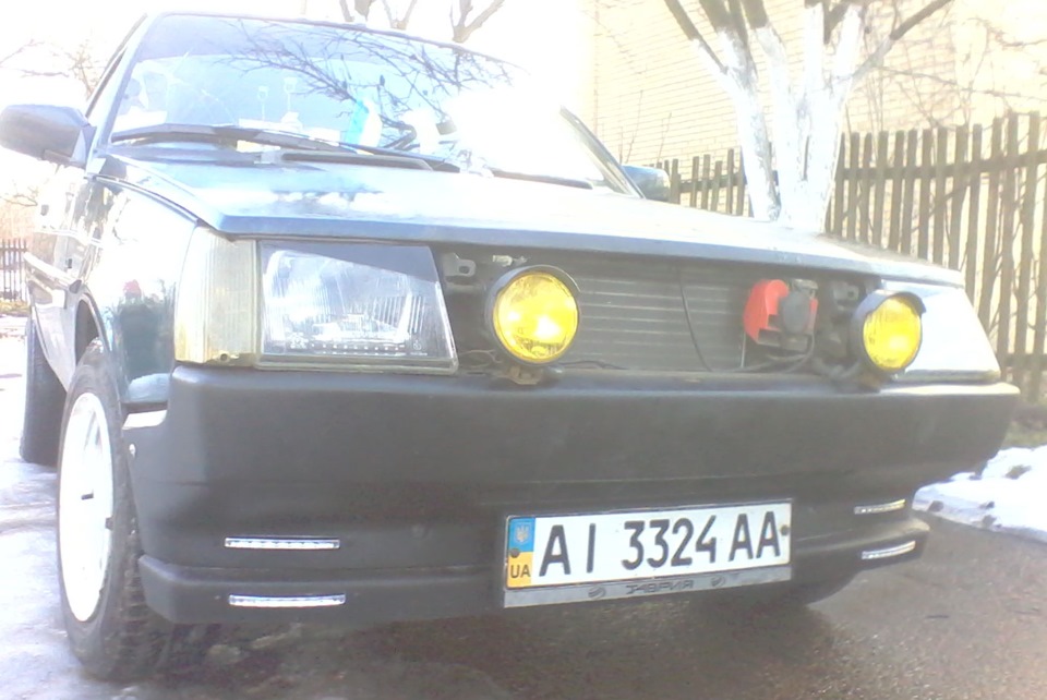 Бампер, губа, спрей, результат. 2