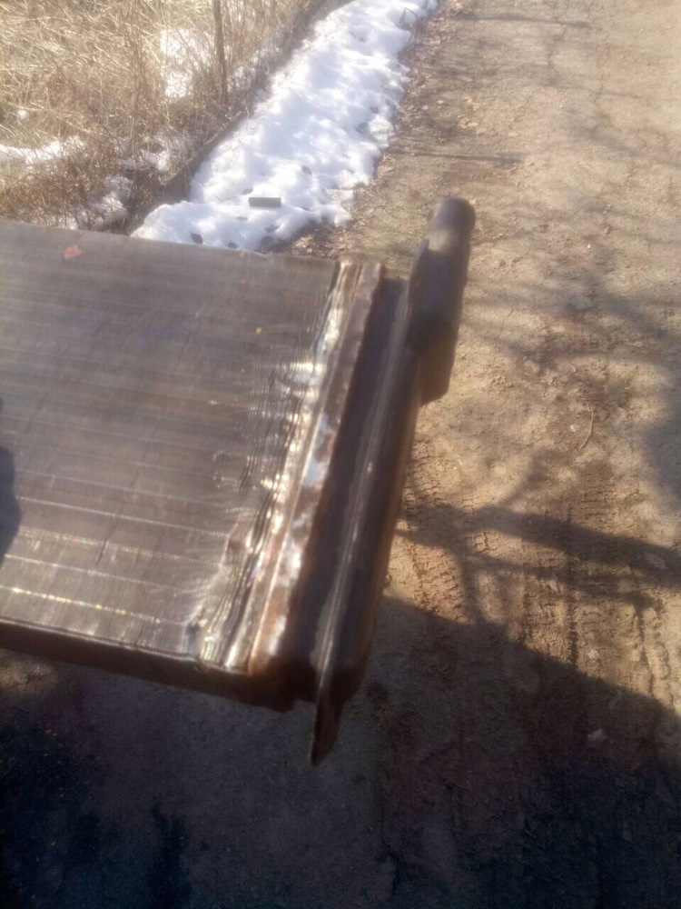 Радіатор пічки поплив 3