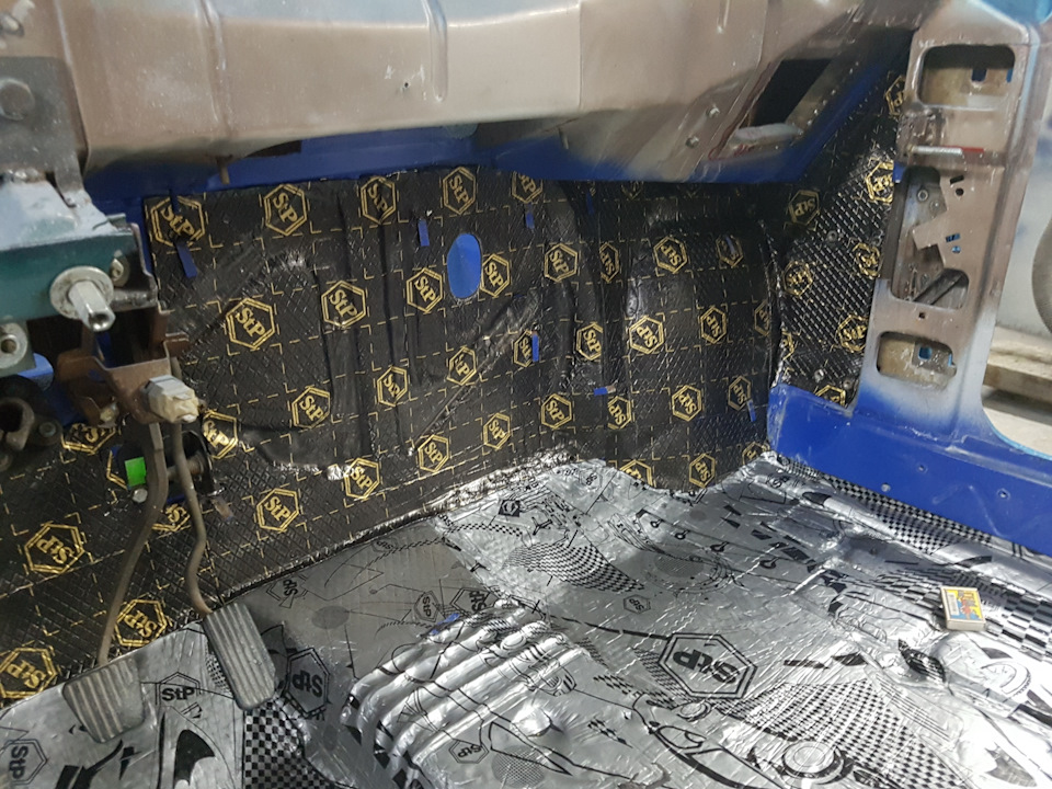 Віброшумоізоляція таврії STP ч.2 3