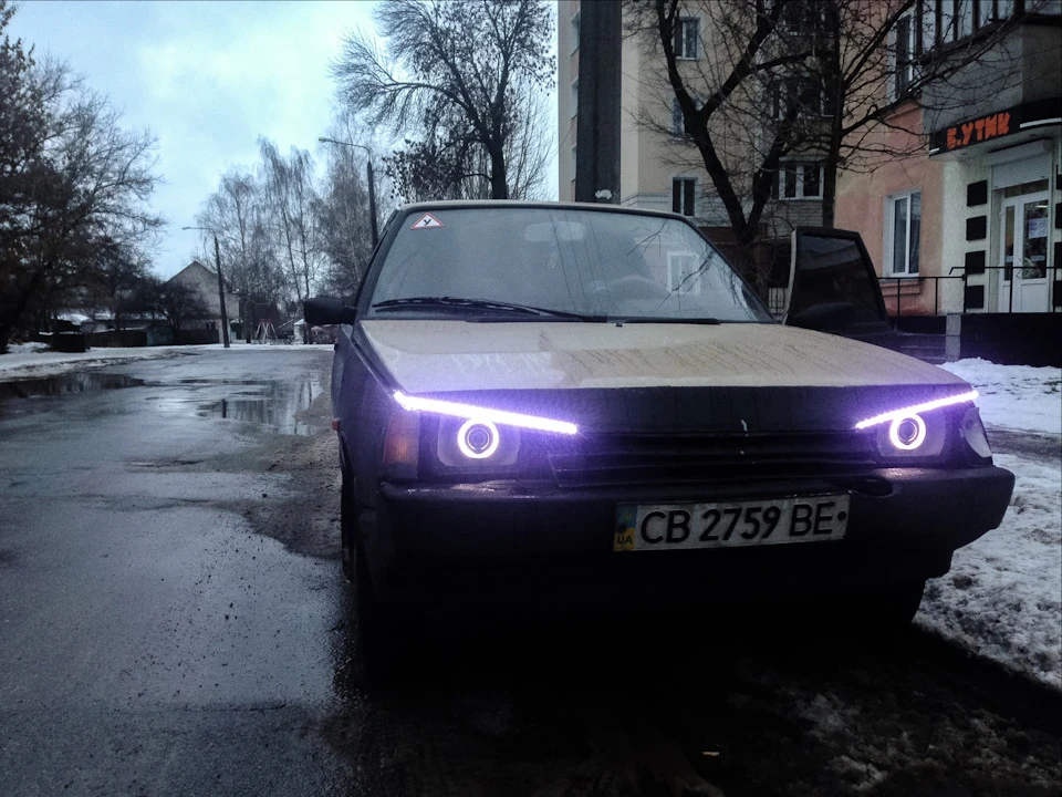 таврія ангельські очі ксенон лінзи габарити світло