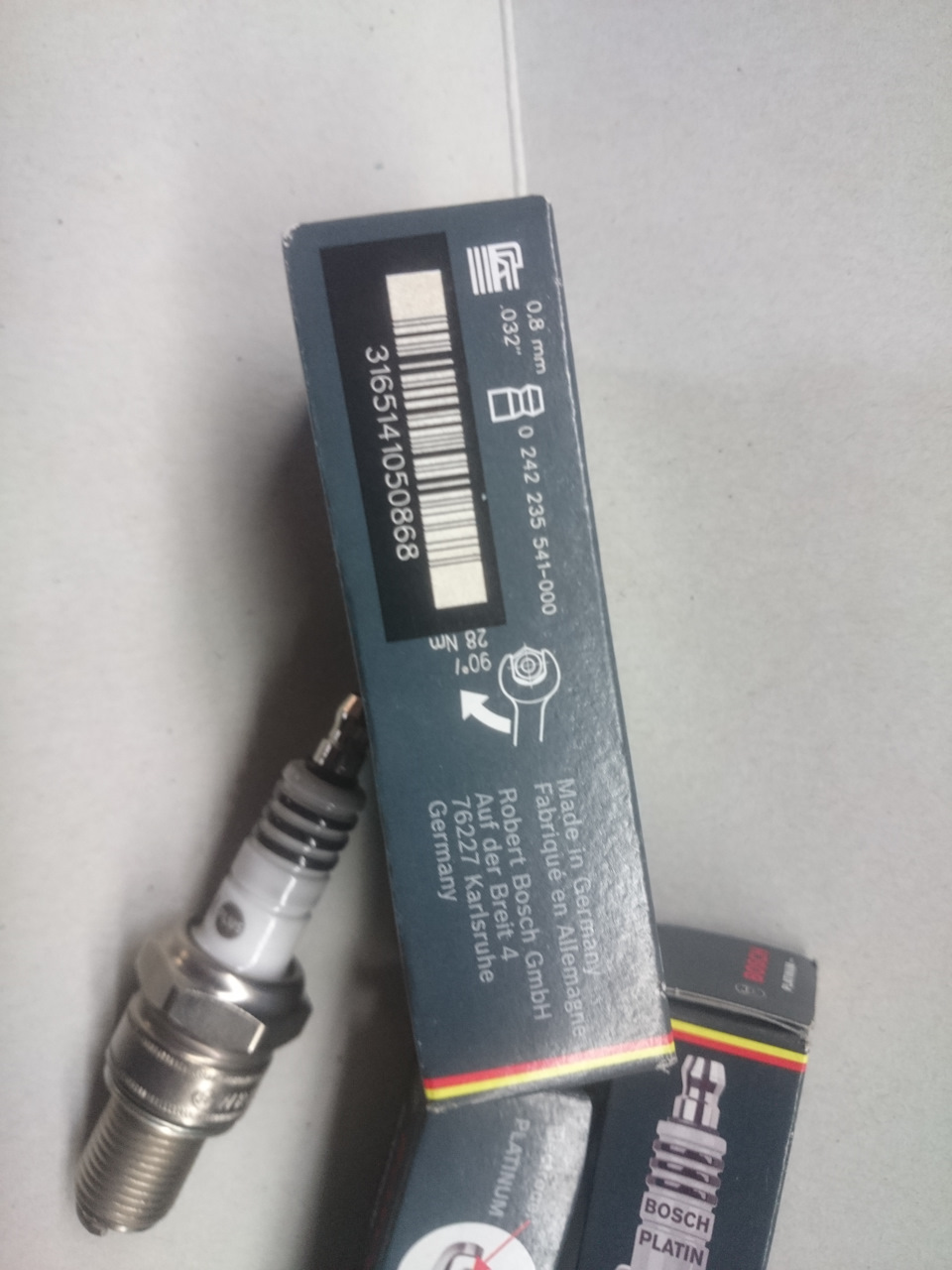 Bosch Platinum Plus 0 242 235 541 (WR7DP) 4