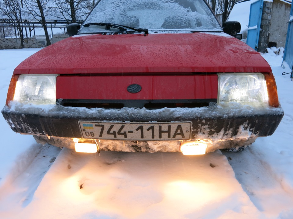 LED габарити+установка ПТФ 3