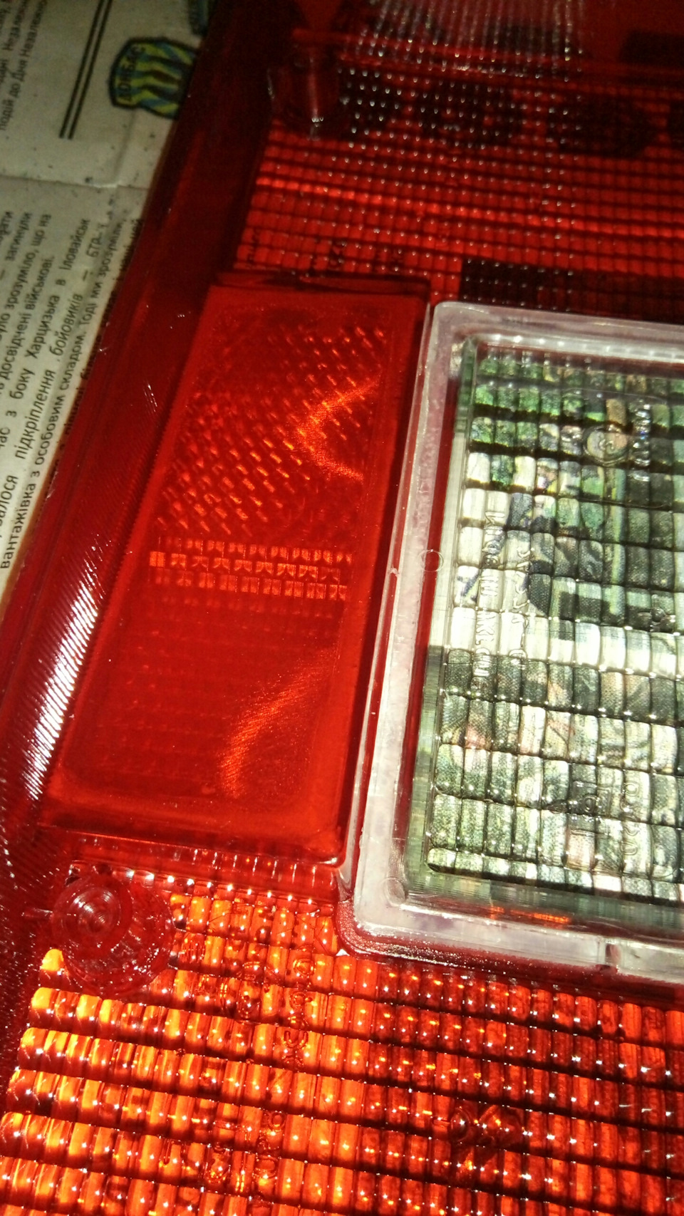 Скло задніх ліхтарів, лампи LED 2