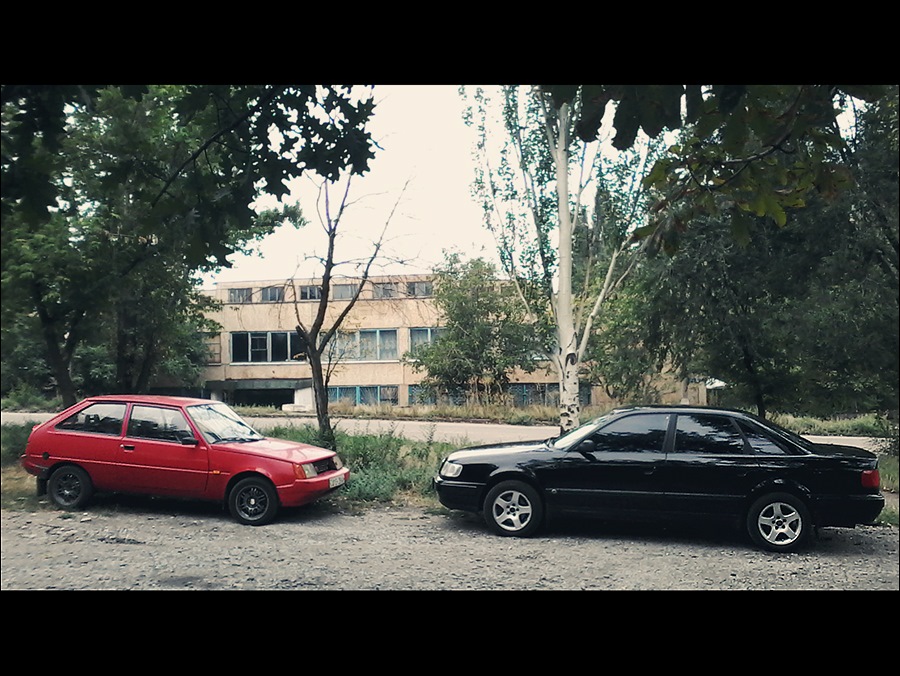 Таврія SNP vs Audi 100 V6 2.6 1