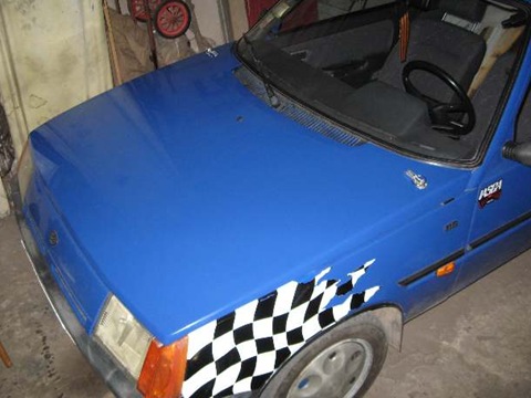 поставив спортивні замки на капот 1