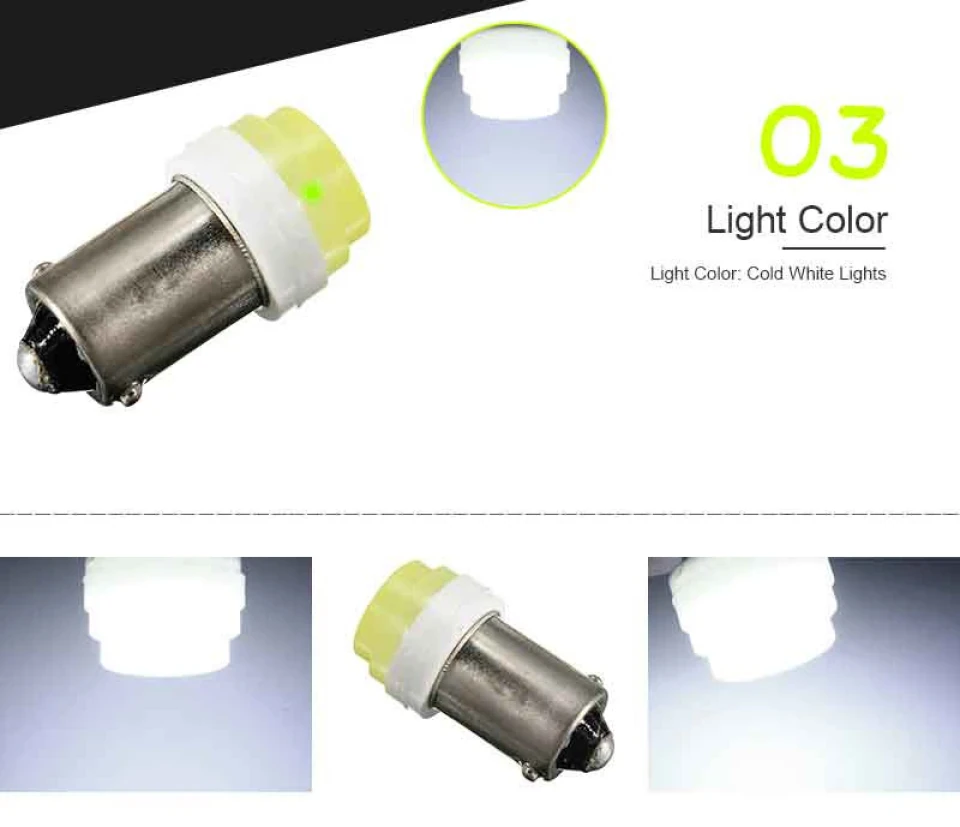 Лампи переднього габариту (BA9S T4W COB LED)