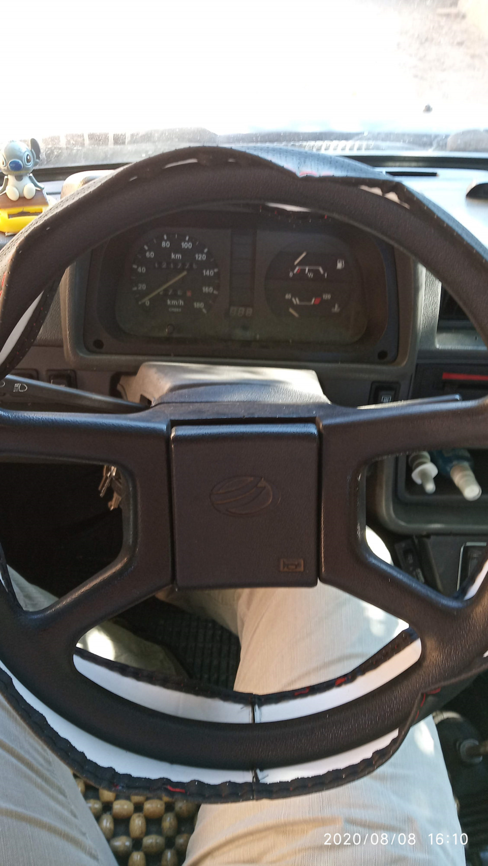 Перетянул руль 1