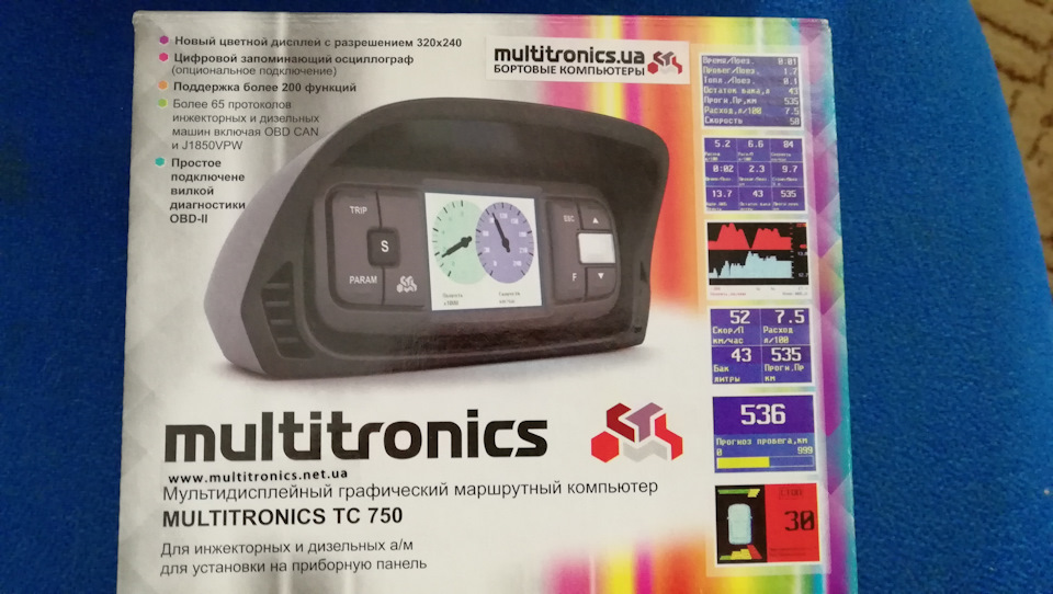 Встановлення БК Multitronics TC750 1