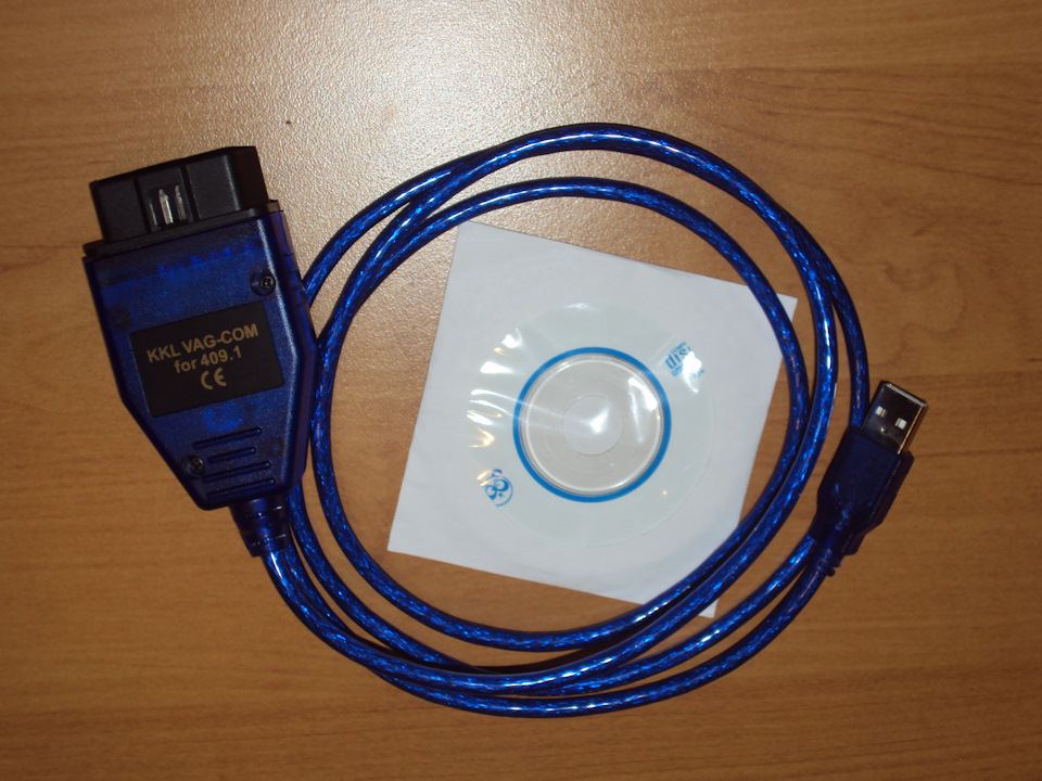 Адаптер vag com 409.1 kkl usb 2