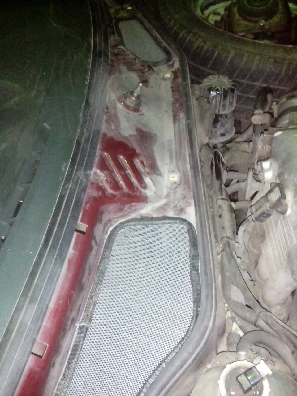 повідець від десятки і позбавляємося листя в повітроводах салону 4