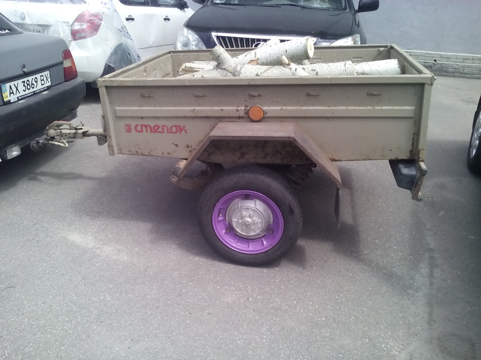 Переробка коліс причепа. 3