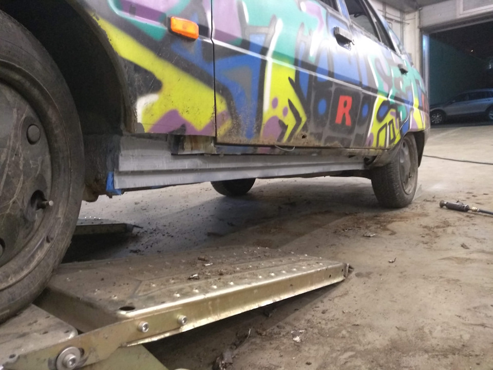 Період розпаду у ЗАЗика чи корозія проти зварювання. Частина 2, підсилювач порога лівий. 4
