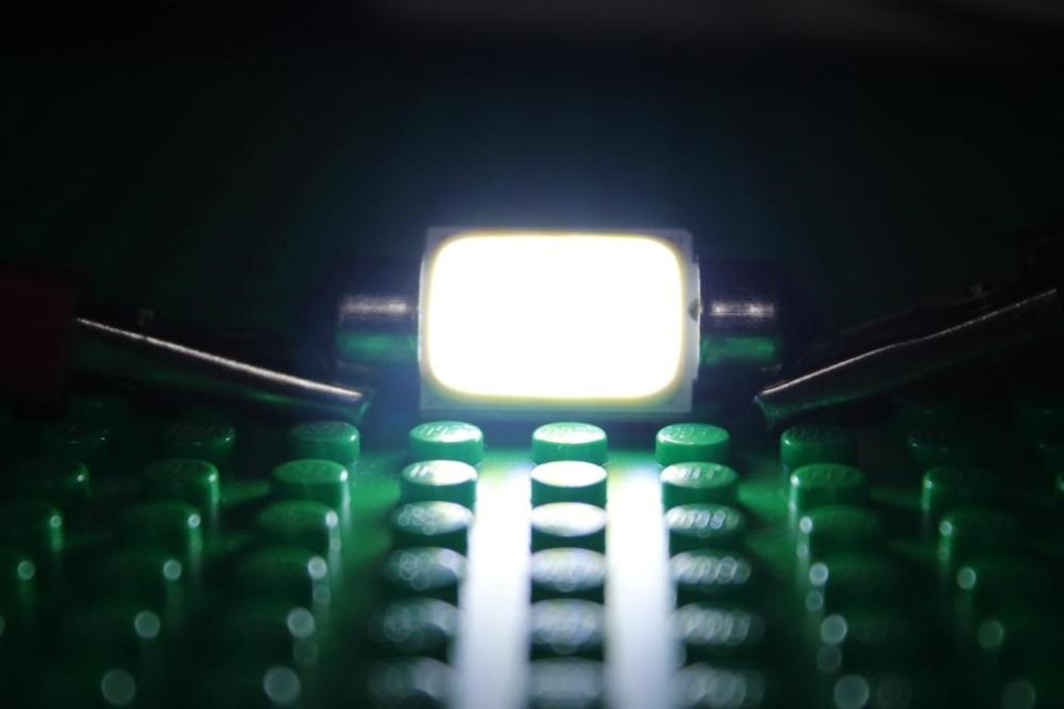 LED підсвічування номера ЗАЗ Славута 2