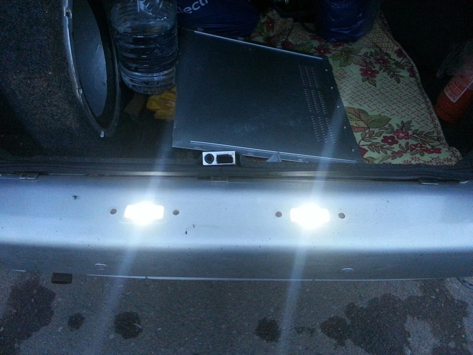 LED підсвічування номера ЗАЗ Славута 5