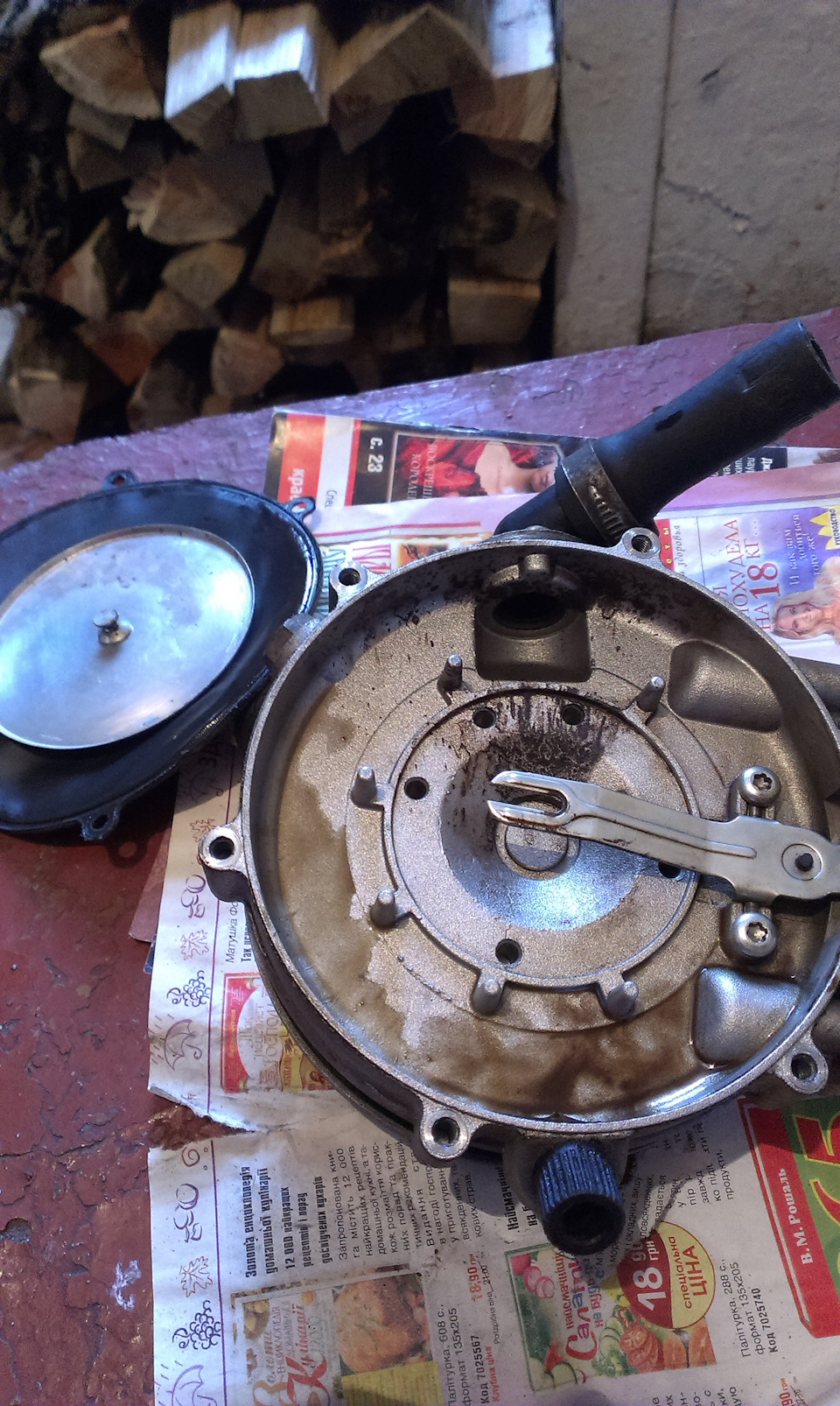 Перебір редуктора ГБО+верхній змішувач Черепашка 3