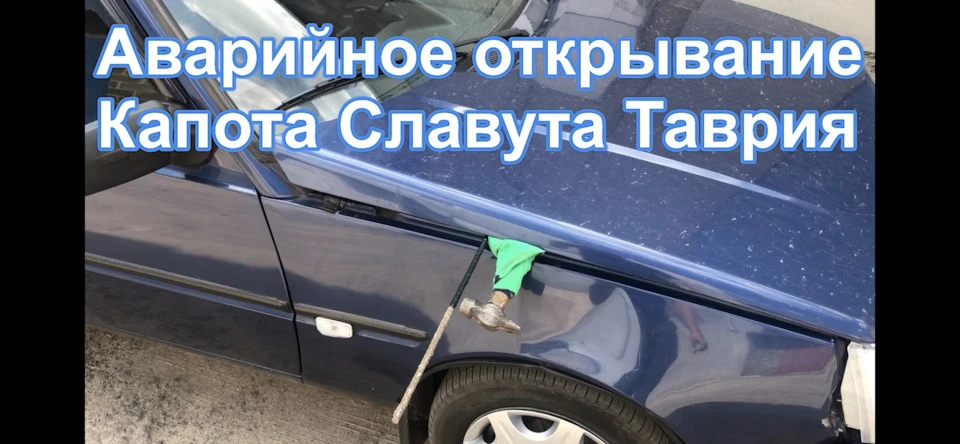 Аварійне відкриття капота коли обірвало трос відмикання капота, встановлення сітки на повітрозабірник від попадання листя в салон