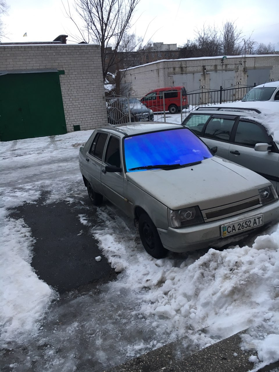 ЛОБ в хамелеон і текти лобового 1