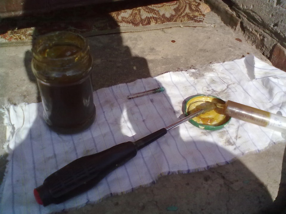 Змащення рульової рейки 1
