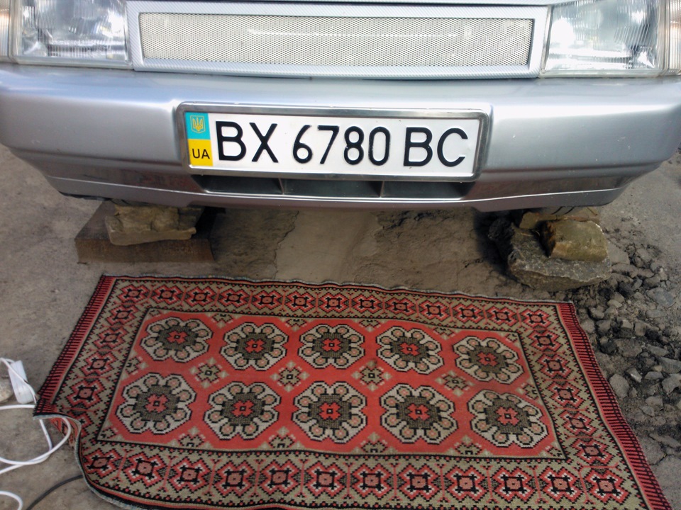 Губа на бампер 1