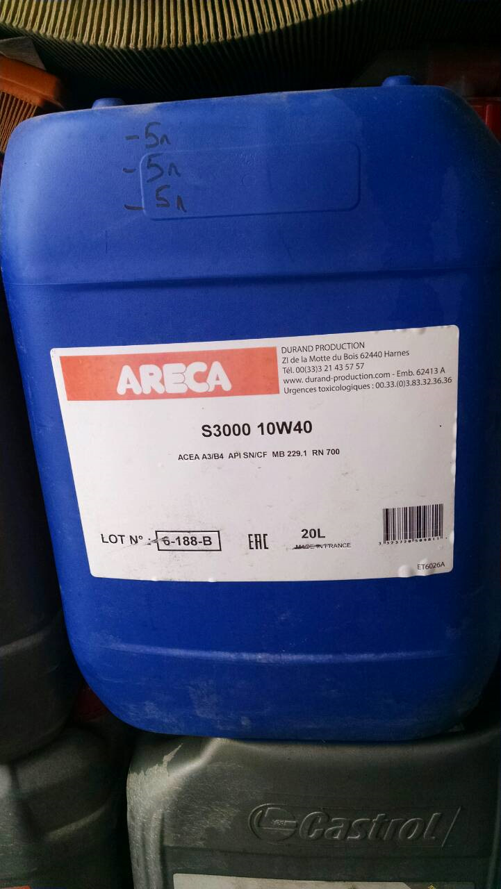 Планова заміна мастила. Areca S 3000 (10W40) 2