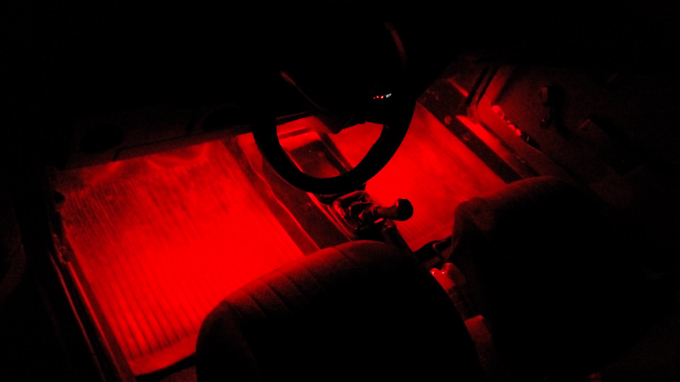 підсвічування ніг (Red) 3