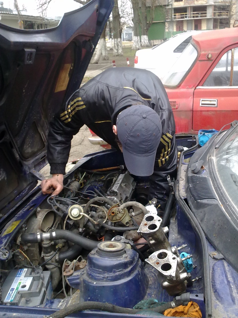Заміна видавленої пробки в блоці 1