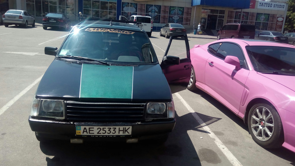 Зняв тюненговану маску .і встановив стокову 5