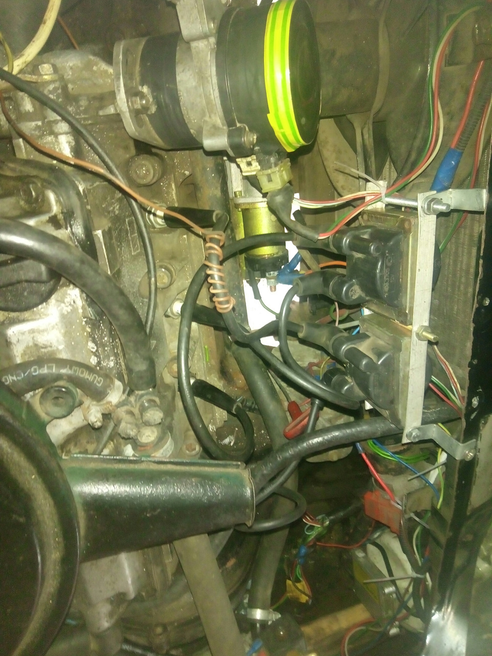 Установка 2 х контурні запалювання. На оптодачі частину 2 на Заз дана 1105 2