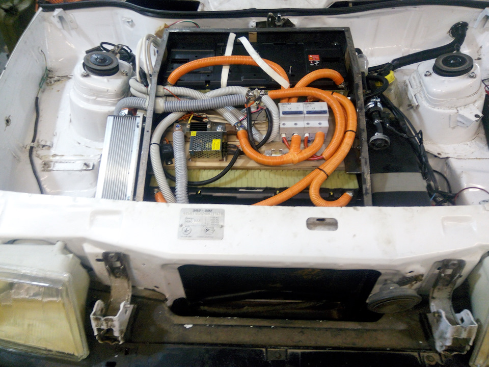 Tavria electro smart pickup. Батарея 2