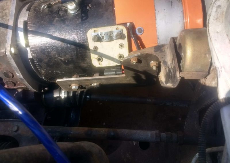 Tavria electro smart pickup. Мотор та трансмісія. 3