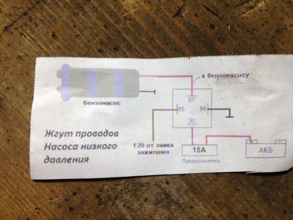 Встановлення електро бензонасоса низького тиску (ЕБН) 5