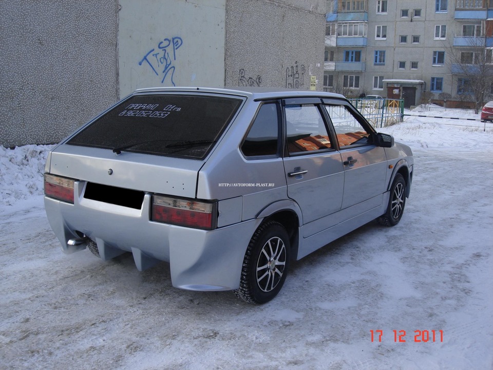 задній бампер хендмейд) 5