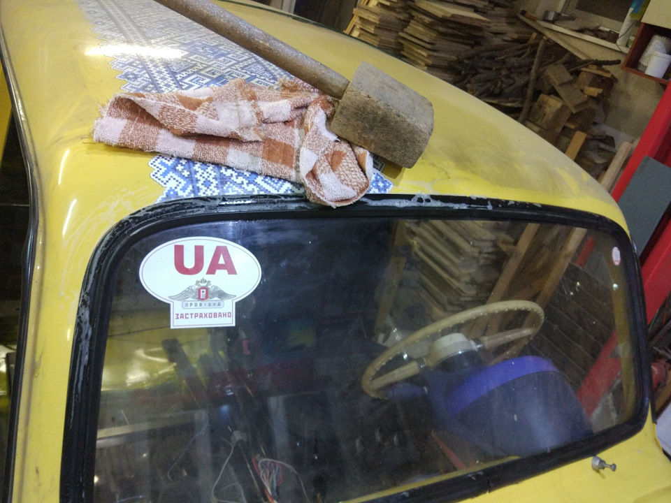 Встановлення скла на ущільнювач від 2101-2107 5