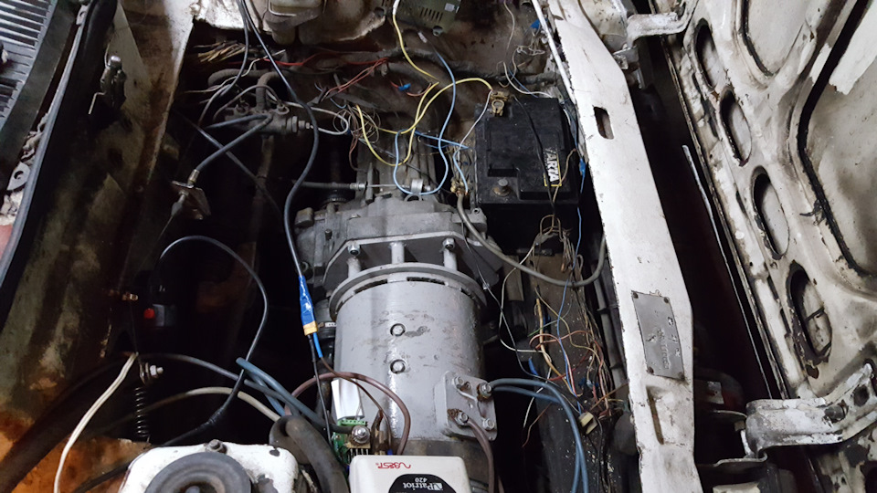 Електро Таврія на ДС 3,6 тяговий мотор від навантажувача 1