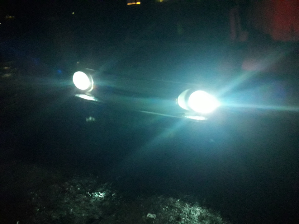 Поставив LED лампочки у габарити 3