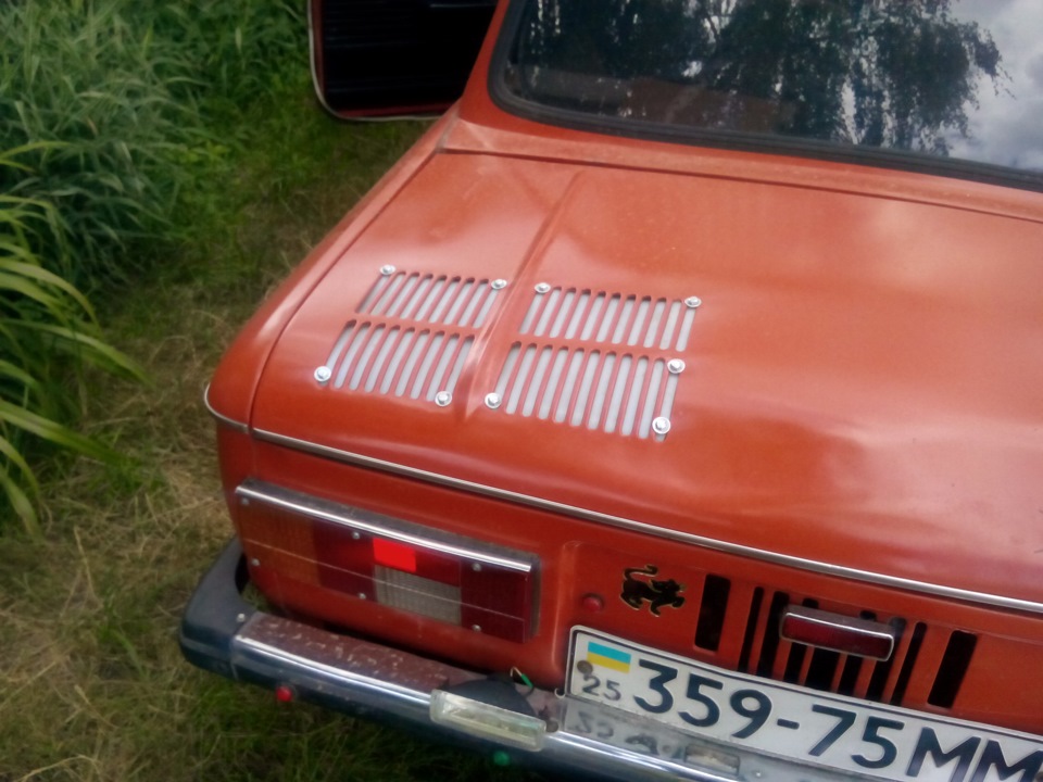 закрив зябра на капоті. 2