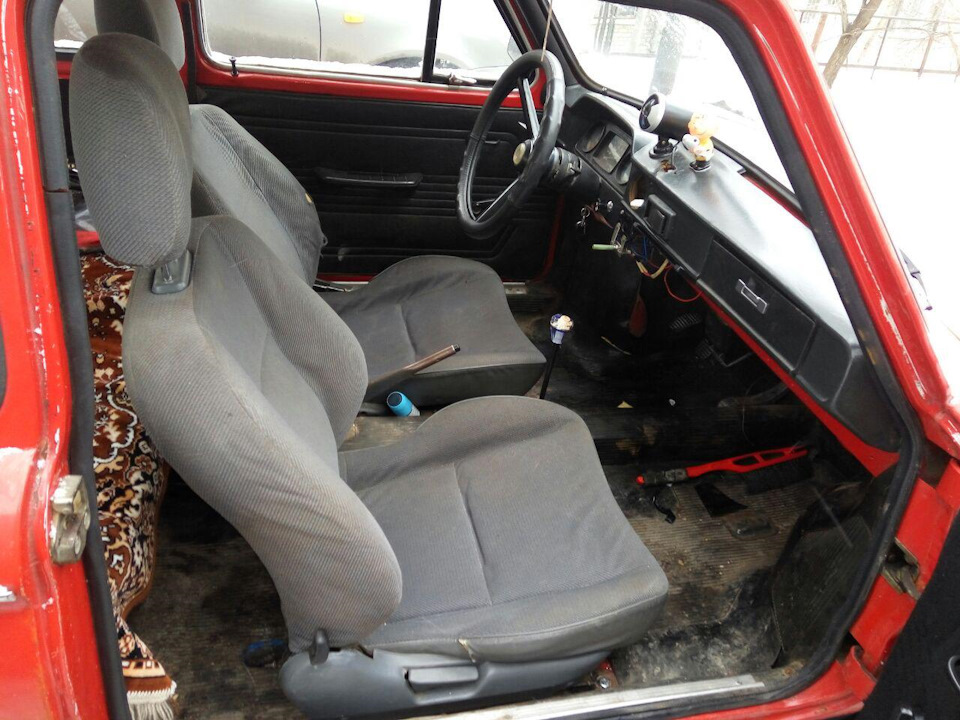 Сидіння від Honda Civic `94 в ЗАЗ 968М 1