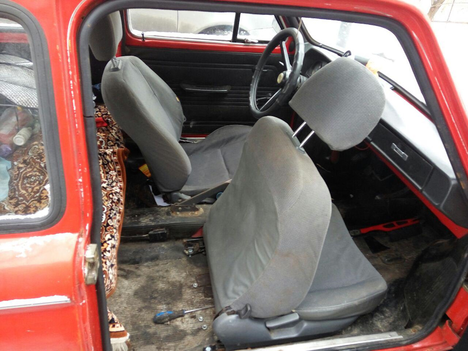Сидіння від Honda Civic `94 в ЗАЗ 968М 3