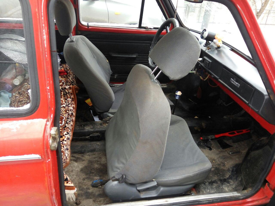Сидіння від Honda Civic `94 в ЗАЗ 968М 2