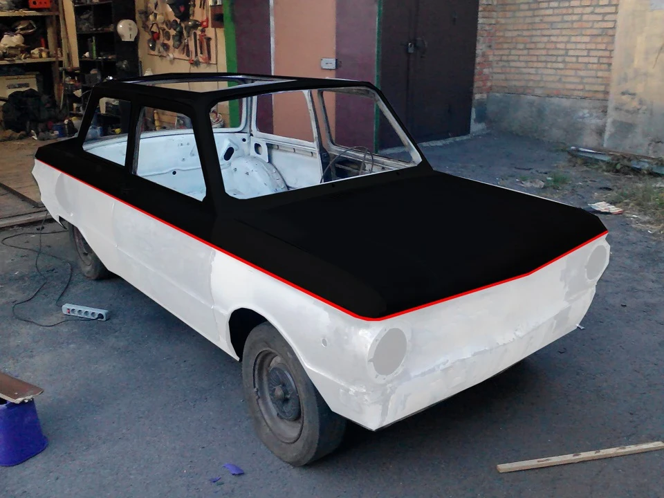 Варіант фарбування авто або закос під abarth)
