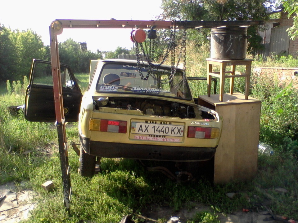 Заміна двигуна та коробки. 3