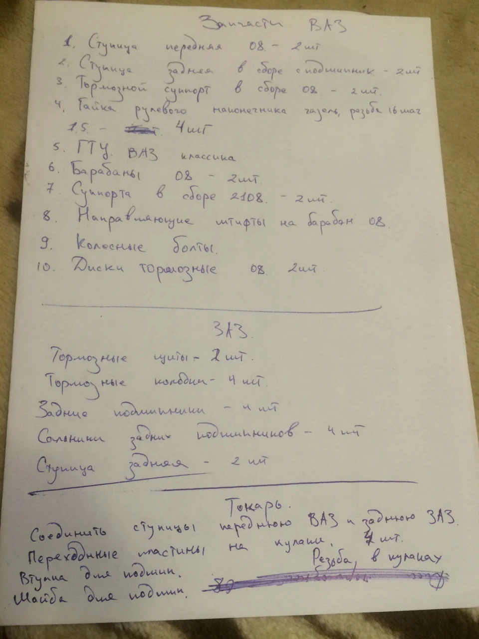 Думки про дискові гальма