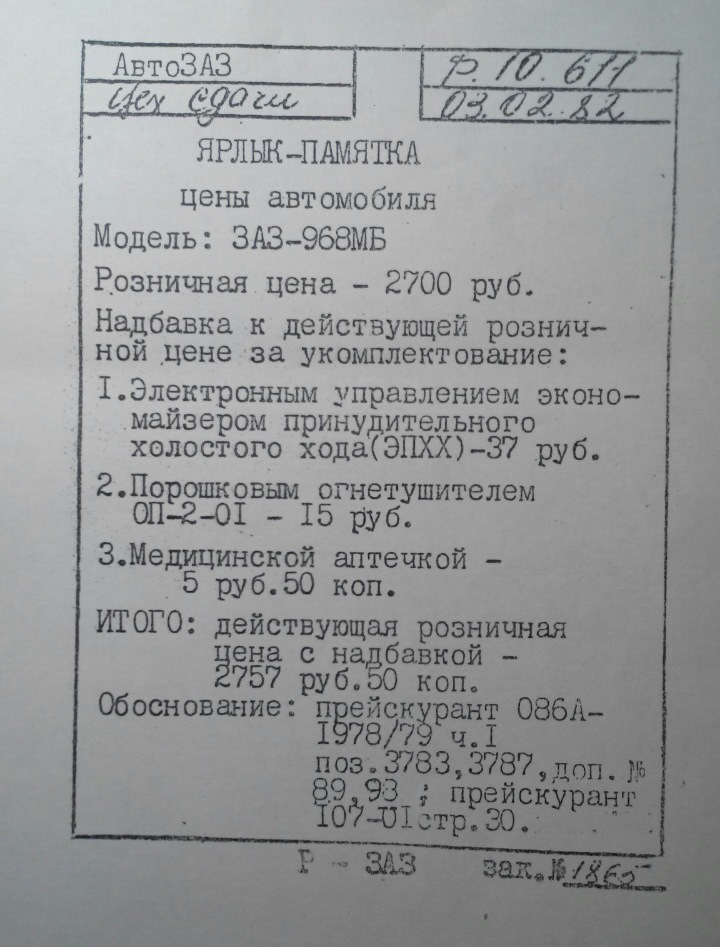 Отримання автомобіля. 1988 рік. 2