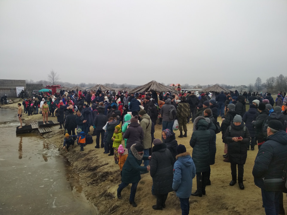 Прохоплення на Водохреща Берег Свободи під Полтавою 3