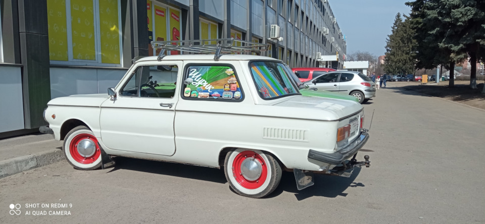 Шторка плетенка на ЗАЗ 968, тюнінг Ссср. Часть.2 4